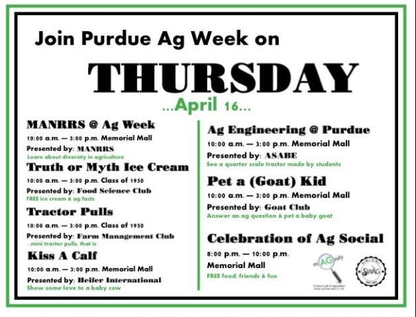 Purdue Ag Week - Thursday